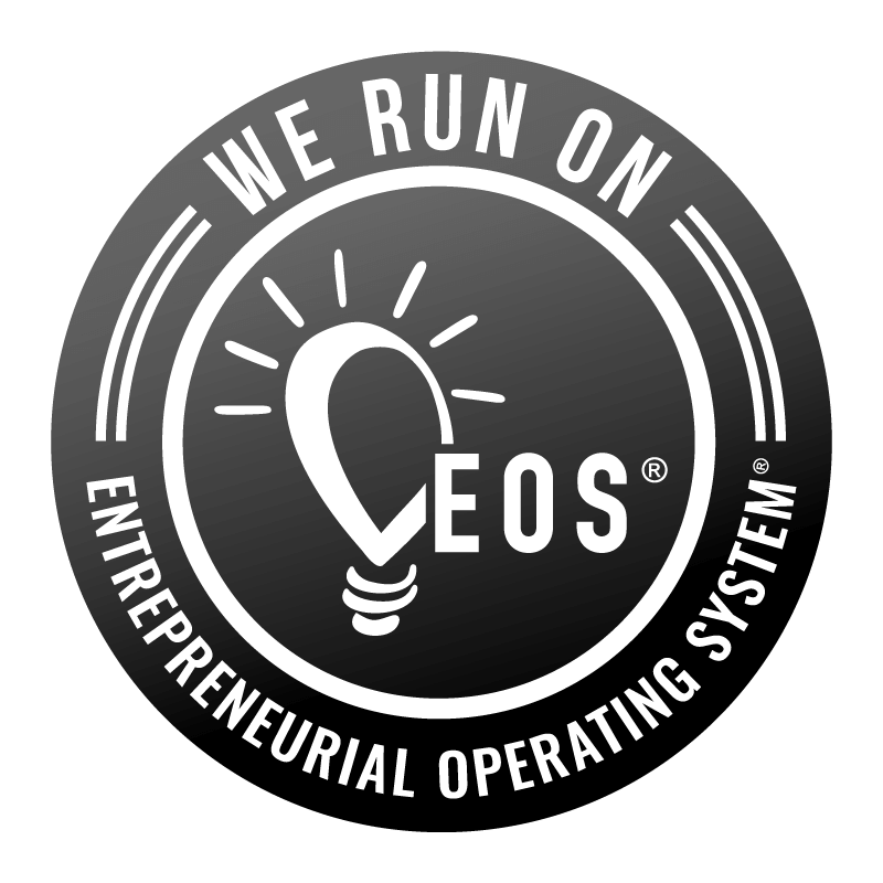 We run on EOS logo